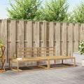 Buiten bankenset Wit 230,5 x 83 x 73 cm Massief Acaciahout