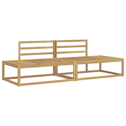 Buiten bankenset Wit 230,5 x 83 x 73 cm Massief Acaciahout