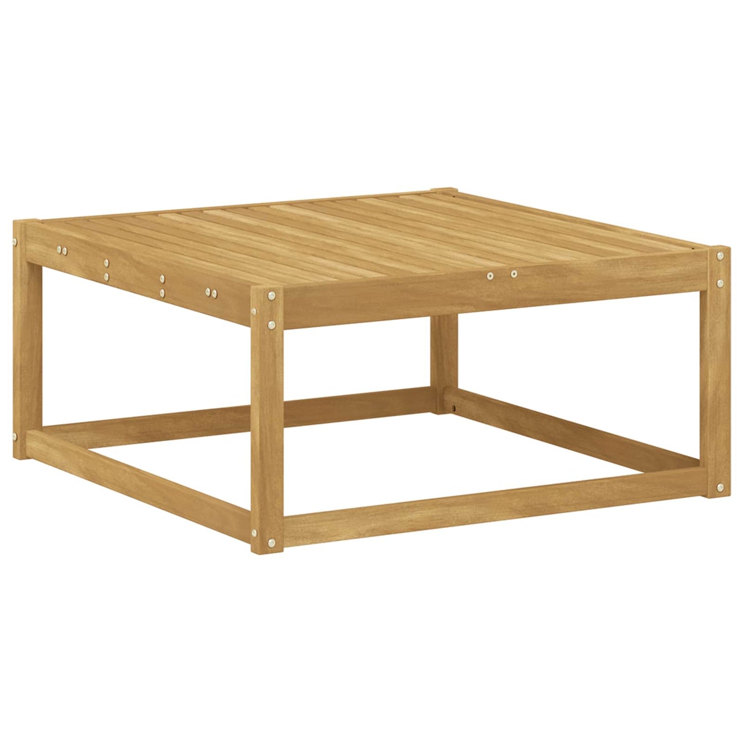 Buiten bankenset met kussen Wit 79 x 79 x 37 cm Polyester
