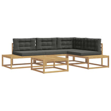 Buiten bankenset met kussen Wit 79 x 79 x 37 cm Polyester