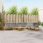 Outdoor lounge set with cushions White 79 x 79 x 37 cm Polyester