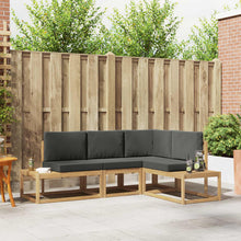 Buiten bankenset 3 Stuk Wit en antracietkleurig Polyester