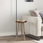 Tabletop Light Brown Ø 30 x 2.5 cm Solid Oak