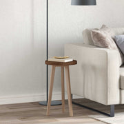 Tafelblad eikenhout 30x2,5 cm rond lichtbruin