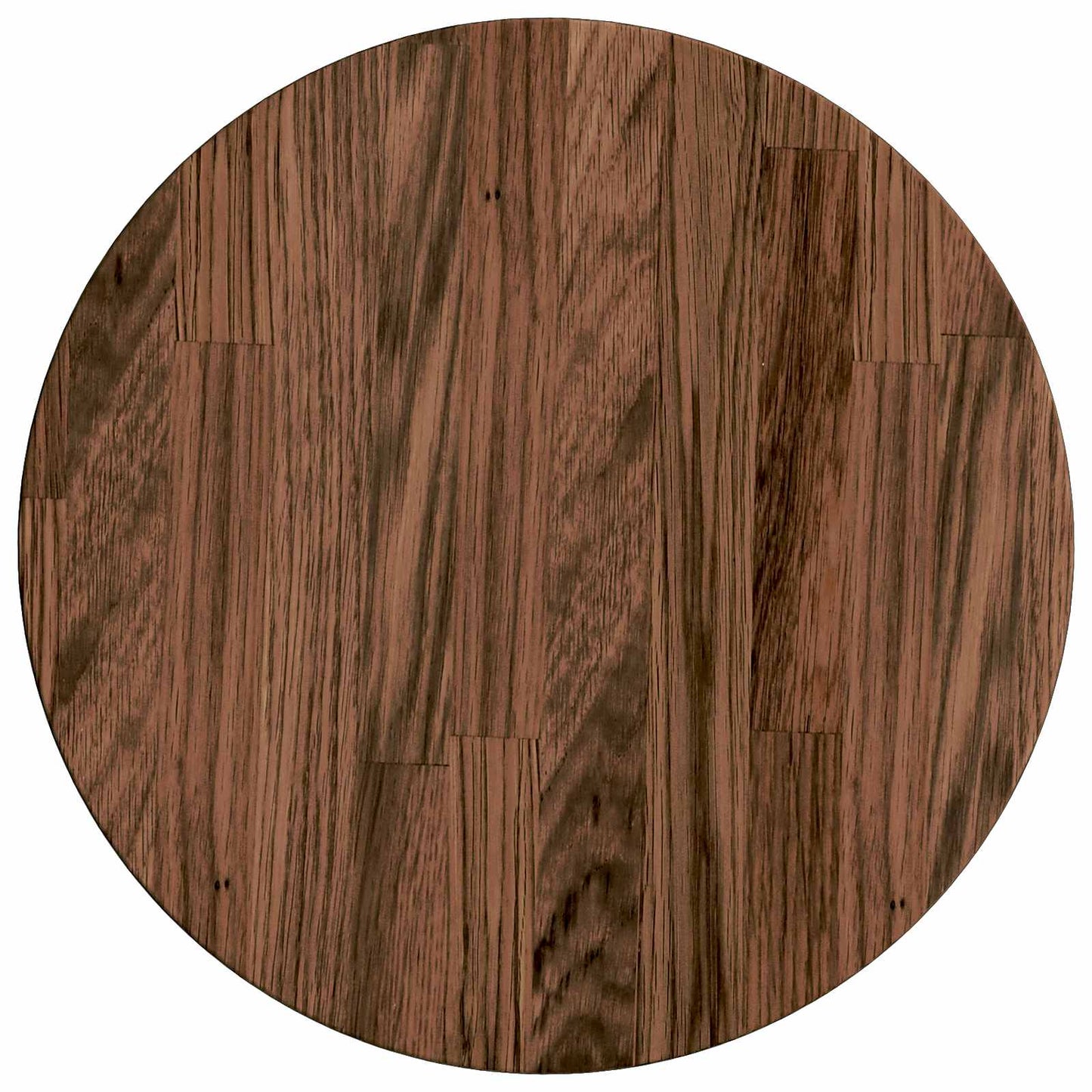 Tafelblad Licht Bruin Ø 40 x 2,5 cm Massief Eikenhout