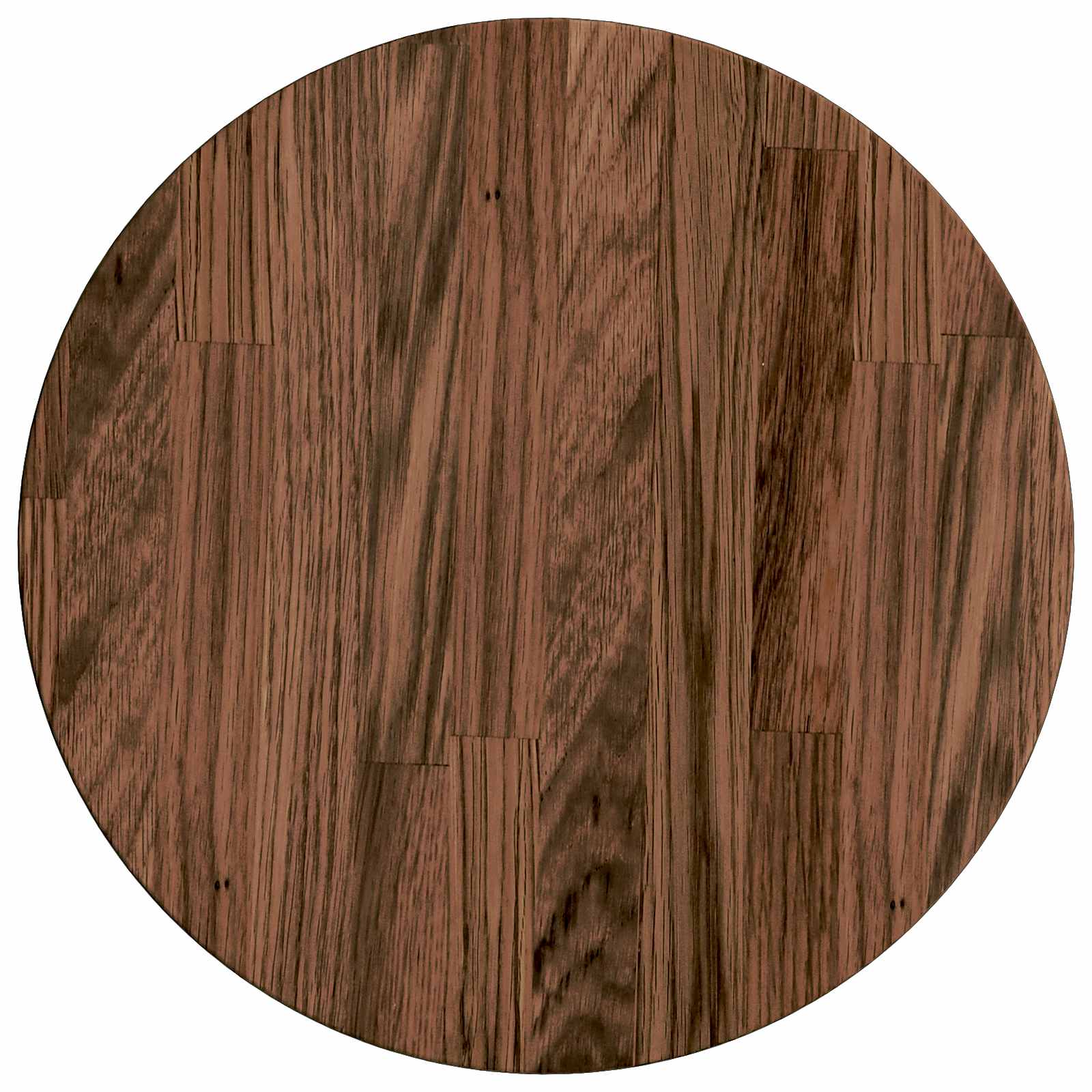 Tafelblad Licht Bruin Ø 40 x 2,5 cm Massief Eikenhout