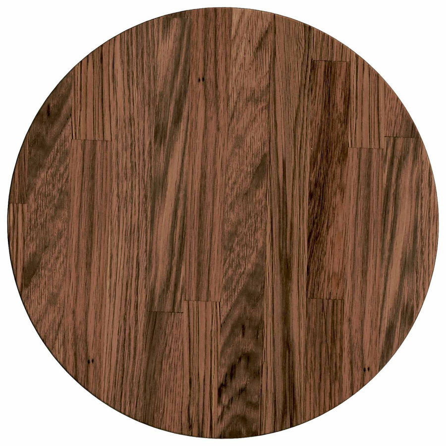 Tafelblad Licht Bruin Ø 40 x 2,5 cm Massief Eikenhout