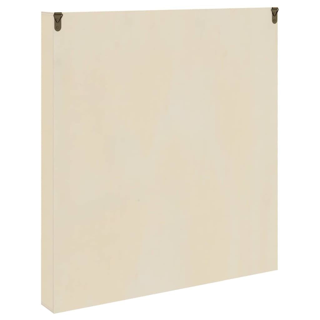 Muurdisplaykast met plank Beige 40 x 4,5 x 43 cm Bewerkt hout