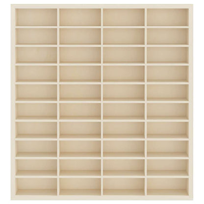 Muurdisplaykast met plank Beige 40 x 4,5 x 43 cm Bewerkt hout