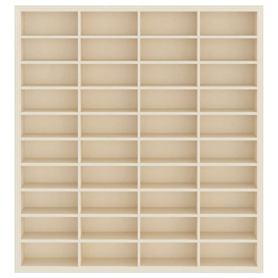 Muurdisplaykast met plank Beige 40 x 4,5 x 43 cm Bewerkt hout