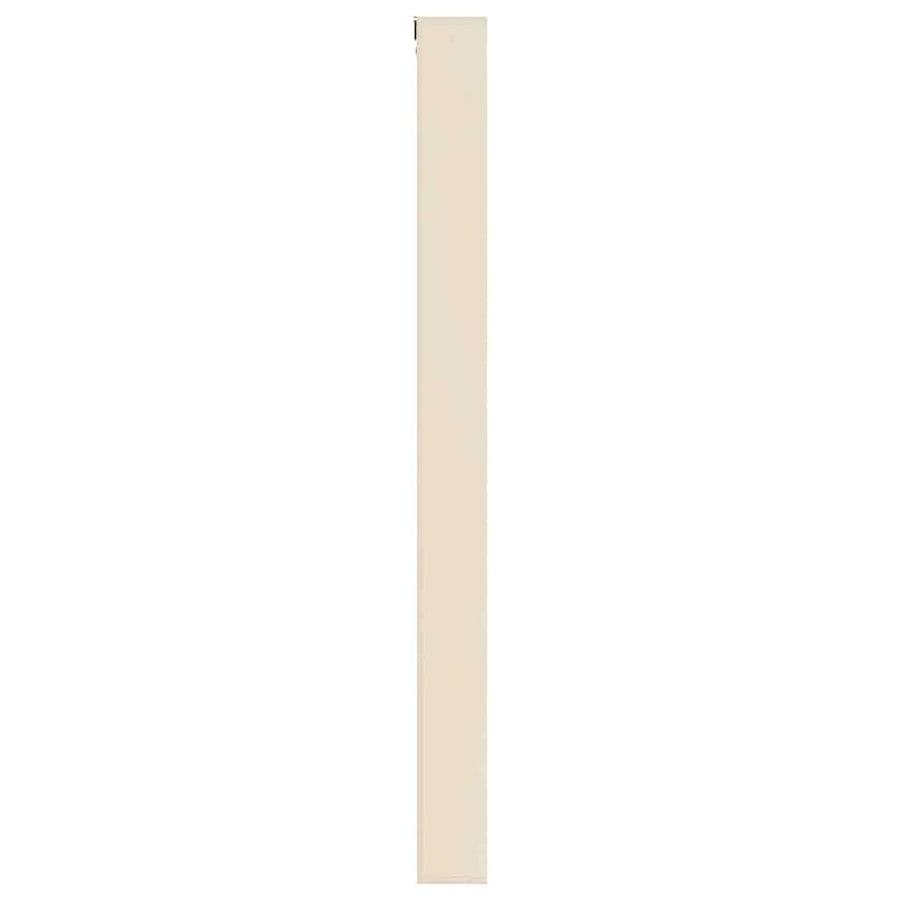 Muurdisplaykast met plank Beige 98 x 4,5 x 55 cm Bewerkt hout