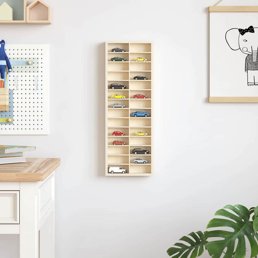 Display Case met opslag Bruin 21 x 4,5 x 59 cm Bewerkt hout