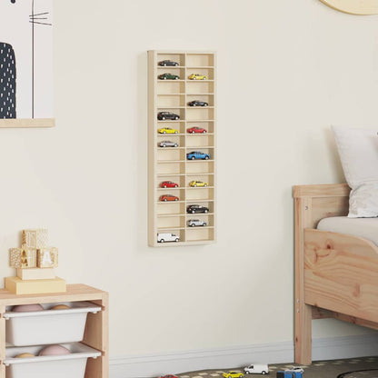 Display Case met opslag Bruin 21 x 4,5 x 59 cm Bewerkt hout