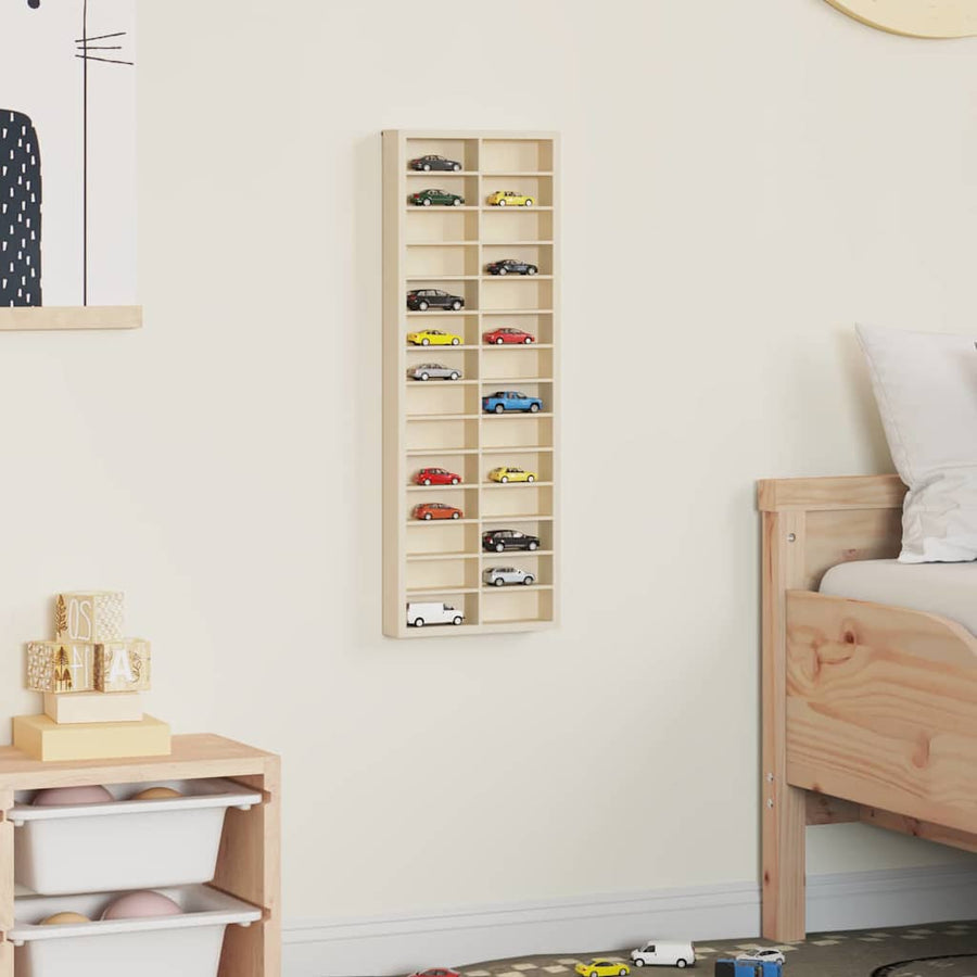 Display Case met opslag Bruin 21 x 4,5 x 59 cm Bewerkt hout