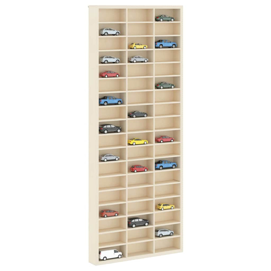 Display Case met opslag Bruin 30 x 4,5 x 75 cm Bewerkt hout