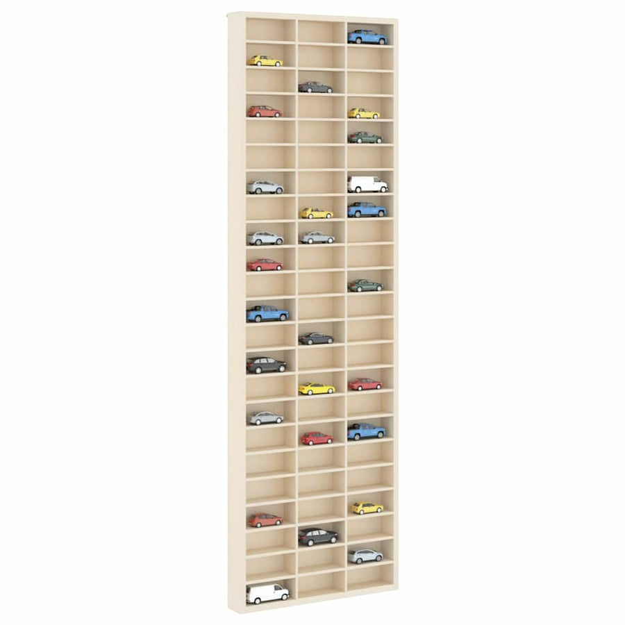 Display Case met opslag Bruin 30 x 4.5 x 96 cm Bewerkt hout