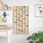 Wall Display Cabinet with Shelf Beige 50 x 4.5 x 96 cm Engineered Wood