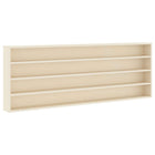 Wandkast 100x36 cm bewerkt hout beige