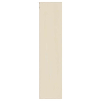 Muurdisplaykast met plank Beige 100 x 8,5 x 36 cm Bewerkt hout
