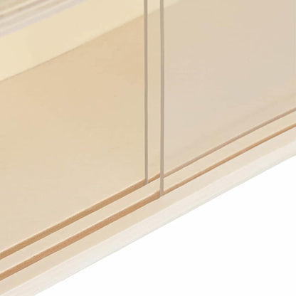 Muurdisplaykast met plank Beige 60 x 8,5 x 54 cm Multiplex