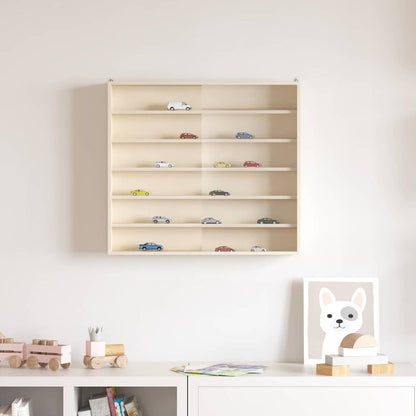 Muurdisplaykast met plank Beige 60 x 8,5 x 54 cm Multiplex