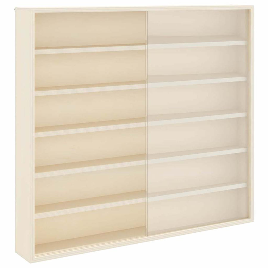 Muurdisplaykast met plank Beige 60 x 8,5 x 54 cm Multiplex