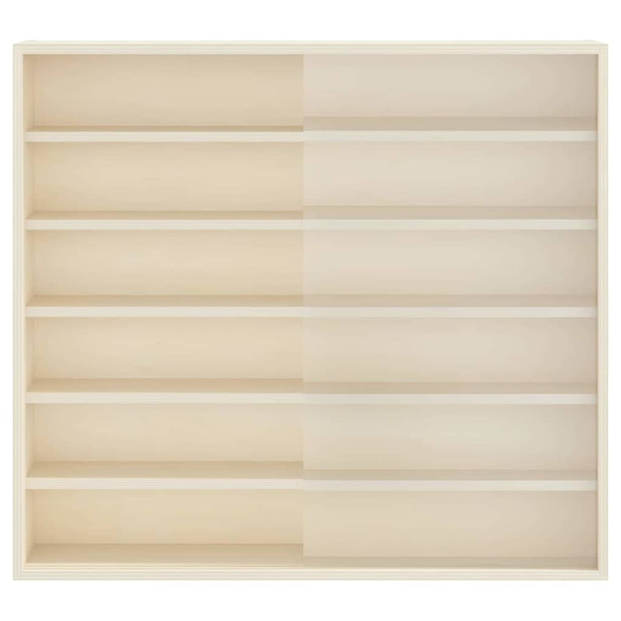 Muurdisplaykast met plank Beige 60 x 8,5 x 54 cm Multiplex