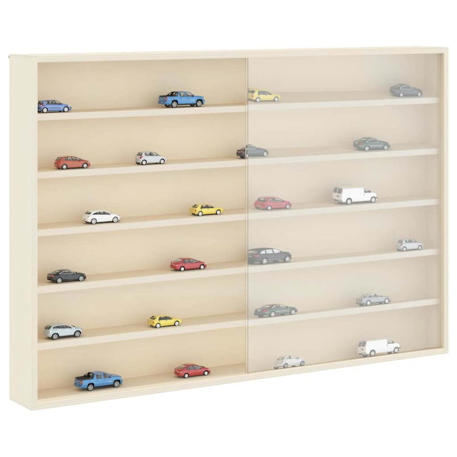 Houten verzameldisplaycase Bruin 80 x 8.5 x 54 cm Multiplex