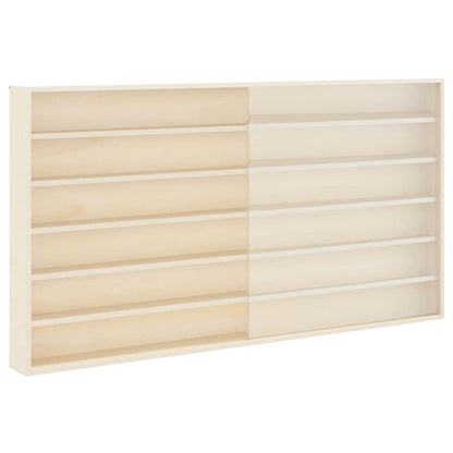 Muurdisplaykast met plank Beige 100 x 8,5 x 54 cm Multiplex