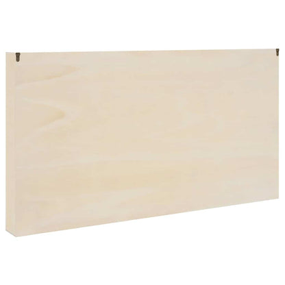 Muurdisplaykast met plank Beige 100 x 8,5 x 54 cm Multiplex