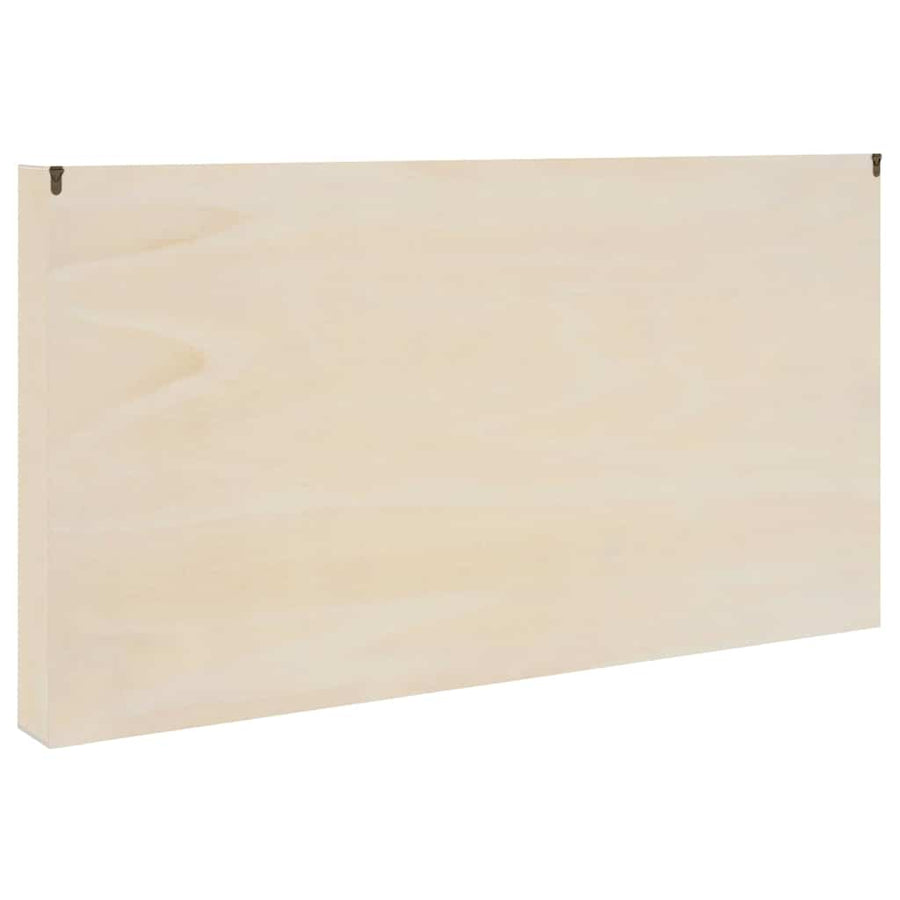 Muurdisplaykast met plank Beige 100 x 8,5 x 54 cm Multiplex