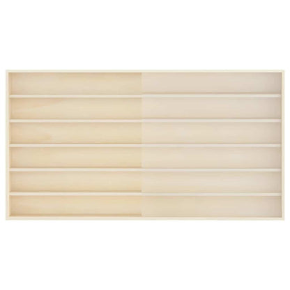 Muurdisplaykast met plank Beige 100 x 8,5 x 54 cm Multiplex