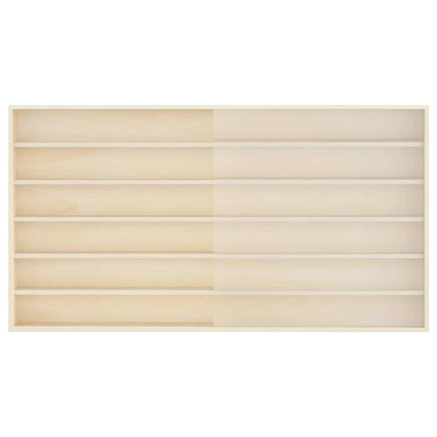 Muurdisplaykast met plank Beige 100 x 8,5 x 54 cm Multiplex