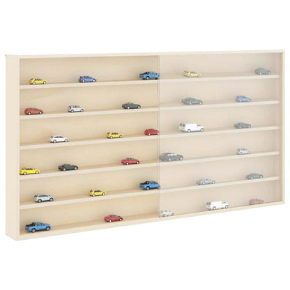 Muurdisplaykast met plank Beige 100 x 8,5 x 54 cm Multiplex