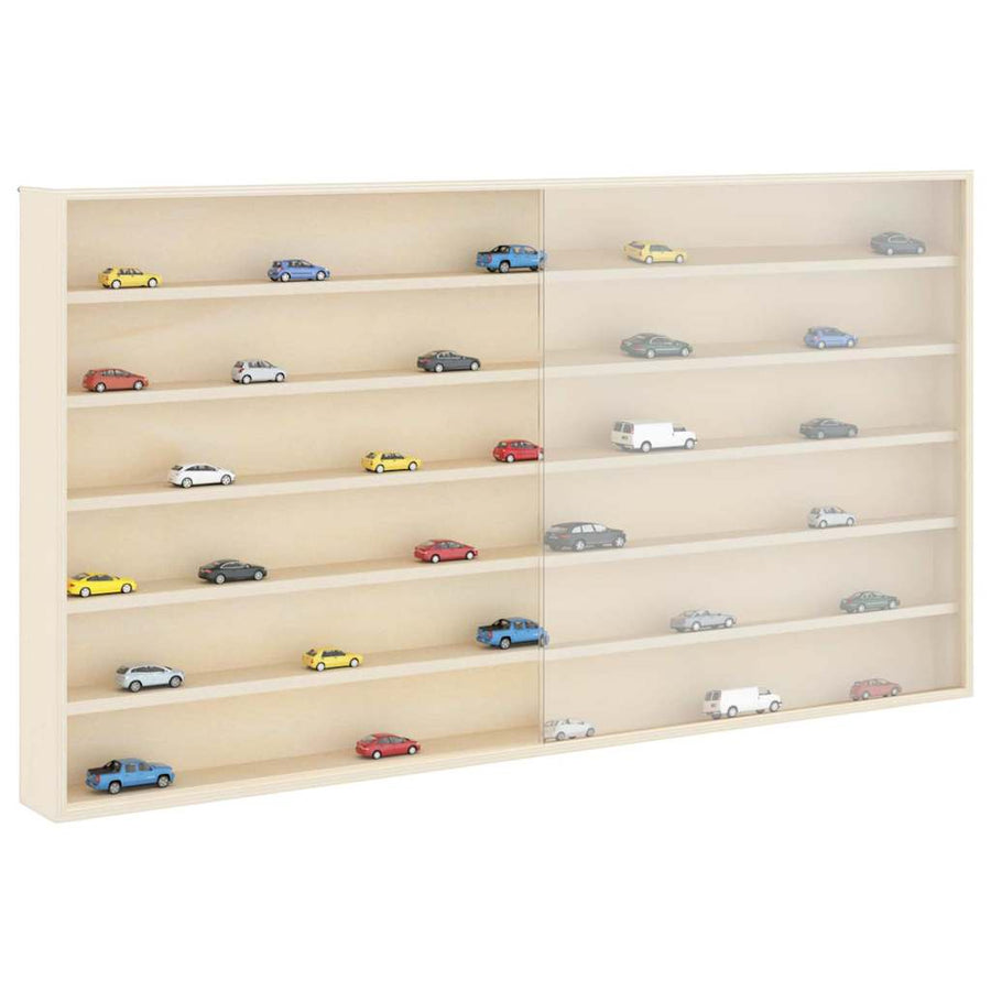 Muurdisplaykast met plank Beige 100 x 8,5 x 54 cm Multiplex
