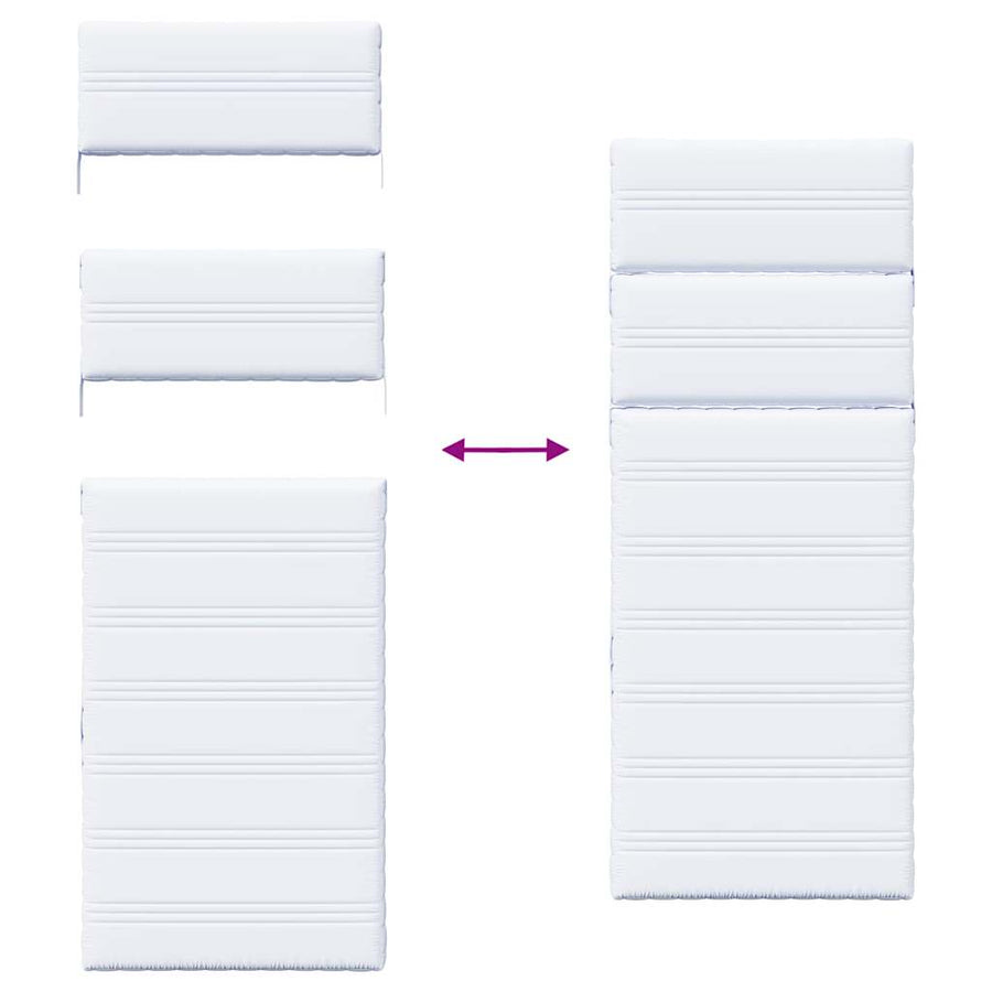 Schuimmatras Wit 80 x 200 cm Schuim