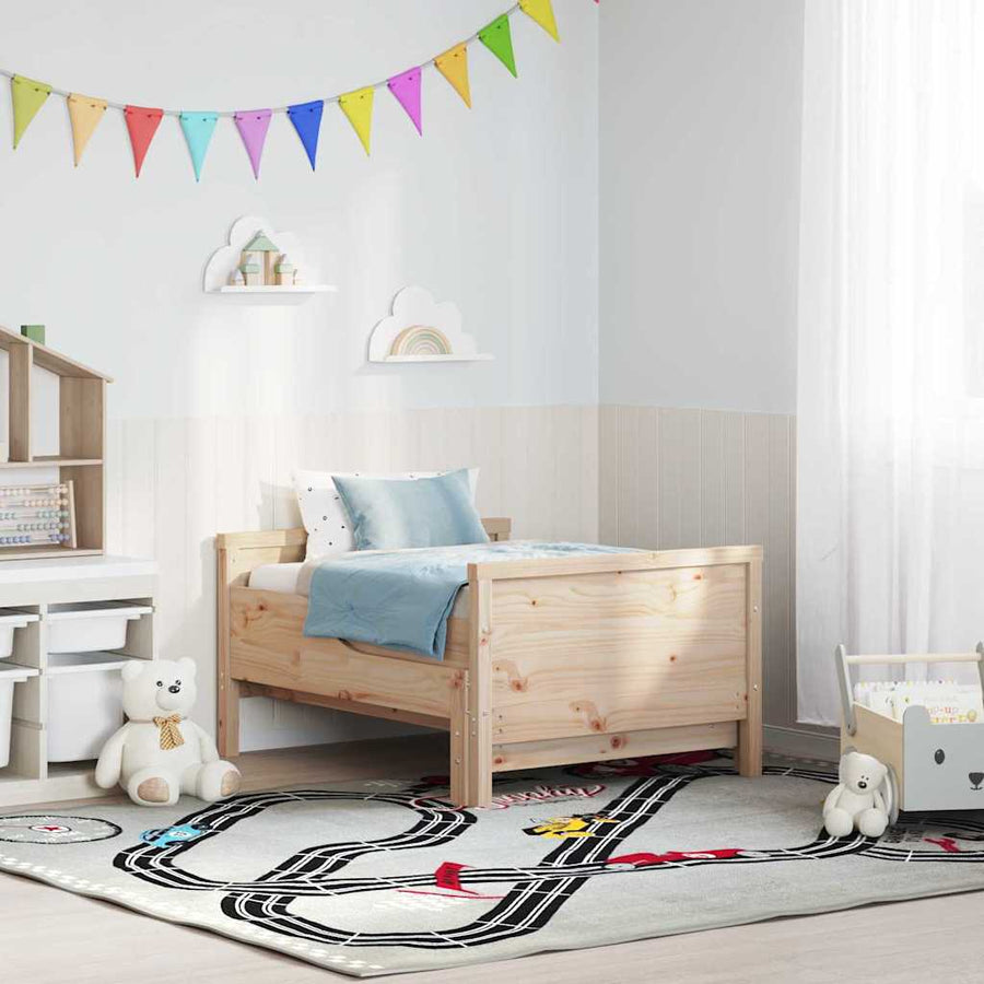 Uitbreidbaar Bedframe voor Kinderen Bruin 80 x 130 / 165 / 200 cm