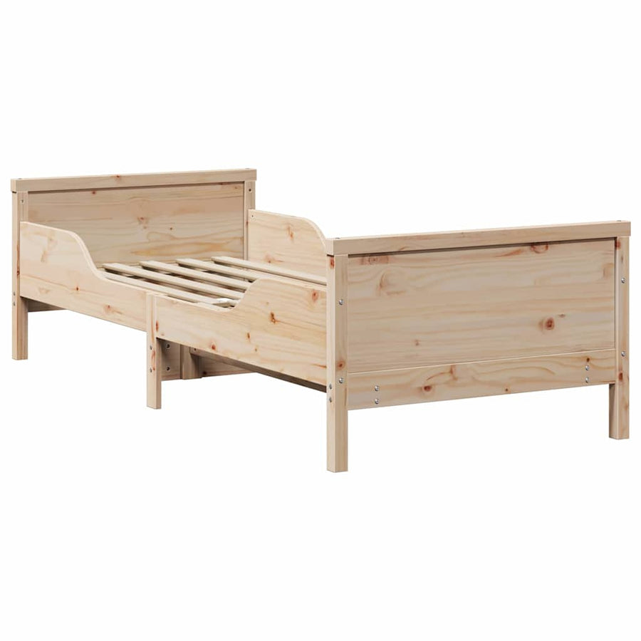 Uitbreidbaar Bedframe voor Kinderen Bruin 80 x 130 / 165 / 200 cm
