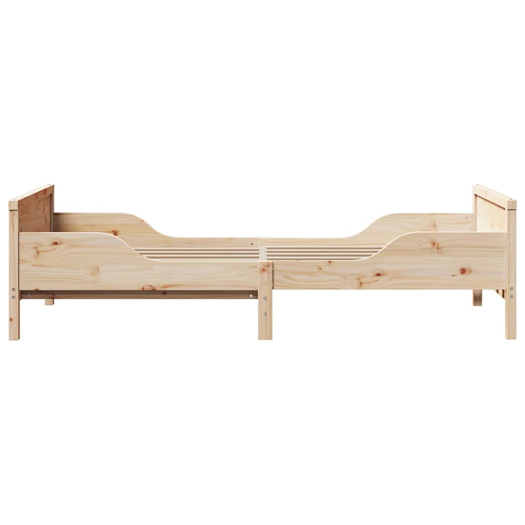 Uitbreidbaar Bedframe voor Kinderen Bruin 80 x 130 / 165 / 200 cm