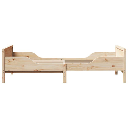 Uitbreidbaar Bedframe voor Kinderen Bruin 80 x 130 / 165 / 200 cm