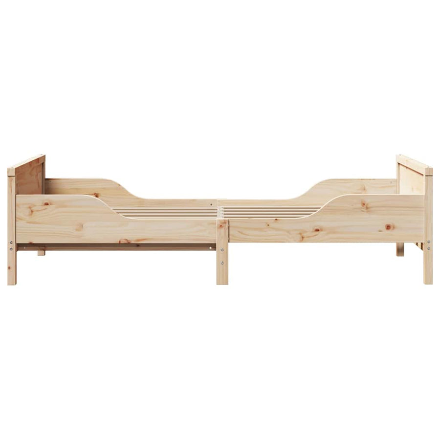Uitbreidbaar Bedframe voor Kinderen Bruin 80 x 130 / 165 / 200 cm