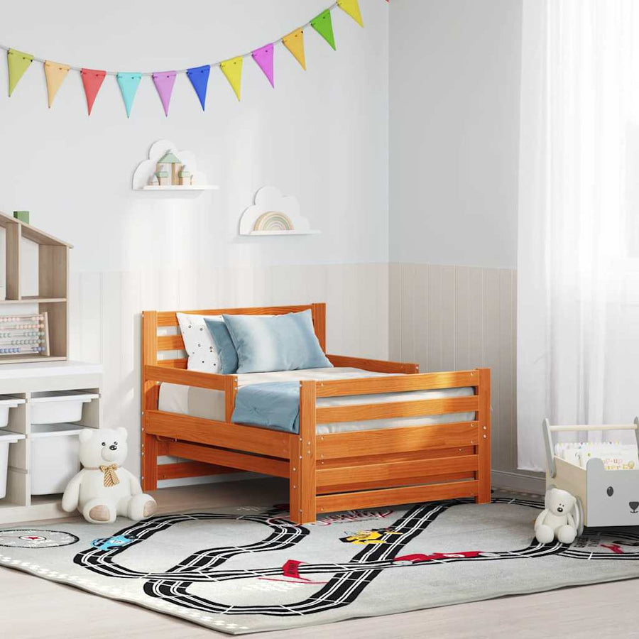 Uitbreidbaar Bedframe voor Kinderen Other Wasbruin