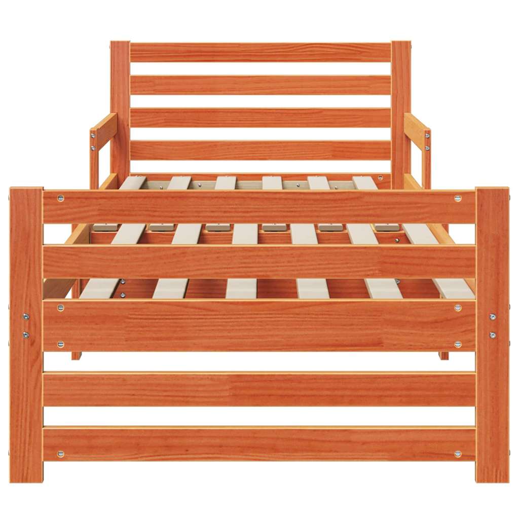 Uitbreidbaar Bedframe voor Kinderen Other Wasbruin