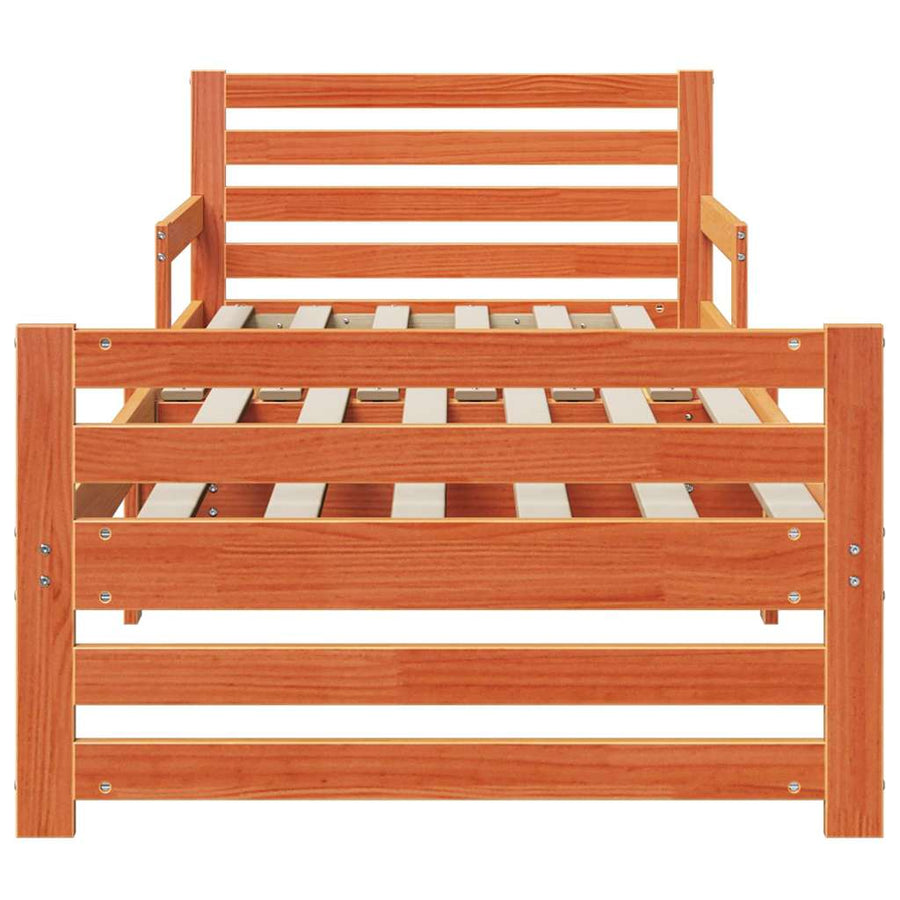 Uitbreidbaar Bedframe voor Kinderen Other Wasbruin
