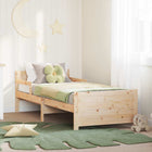 Kinderbedframe 80x200 cm bruin