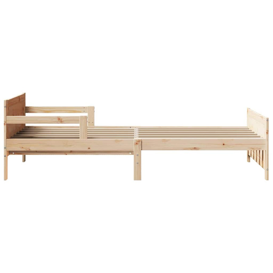 Uitbreidbaar Bedframe voor Kinderen Bruin 80 x 130 / 165 / 200 cm