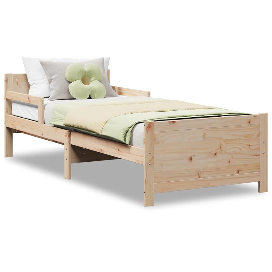 Uitbreidbaar Bedframe voor Kinderen Bruin 80 x 130 / 165 / 200 cm