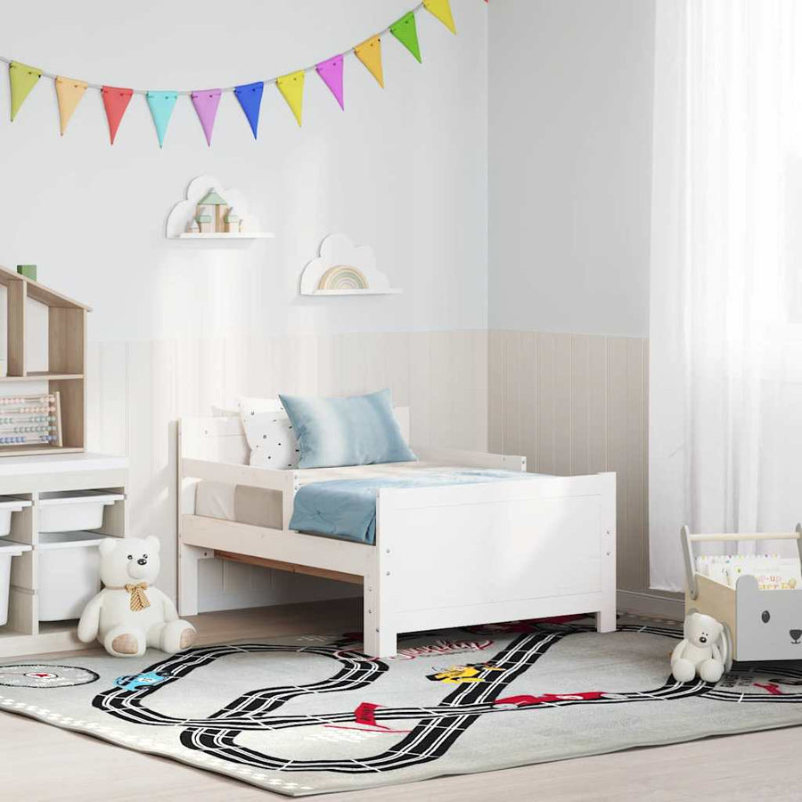 Uitbreidbaar Bedframe voor Kinderen Wit 80 x 130 / 165 / 200 cm