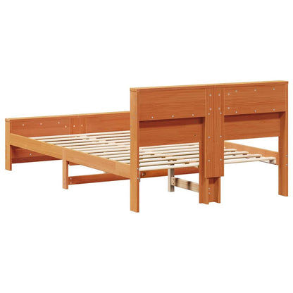 Bedframe Wasbruin 120 x 200 cm Massief grenenhout