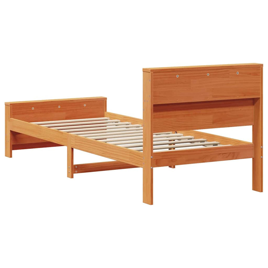 Bedframe Wasbruin 100 x 200 cm Massief grenenhout